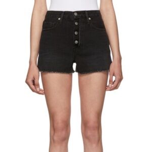NWT Frame Black Le Vintage Shorts